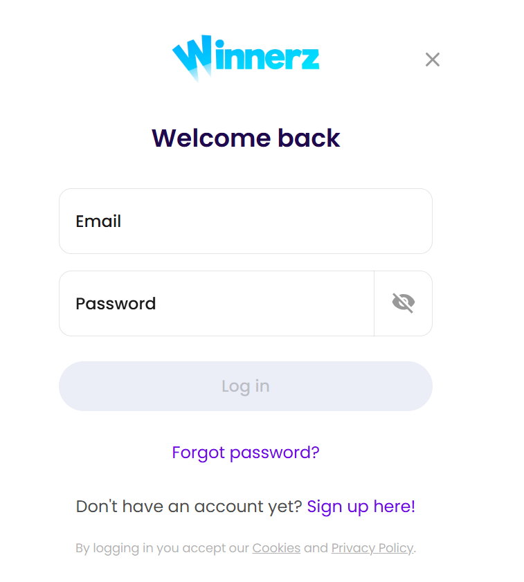 Winnerz Casino Registration